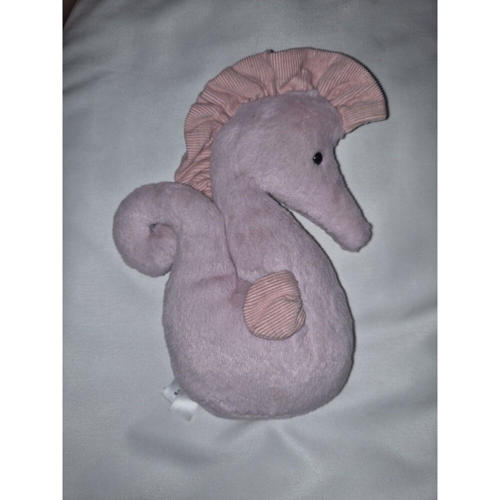 Jellycat London 7" Sienna Seahorse Pink  Stuffed Animal Retired Collectible